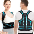 Vicorrect Posture Corrector Unisex Back Brace Support Shoulders Black Small New