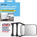 Ring Universal Towing Mirror Large Adjustable Arms 4x4s 148.8x70.9x29.9cm New