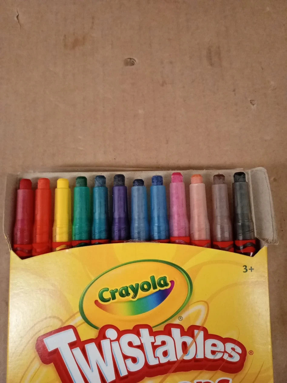 CRAYOLA Twistables Colouring Crayons Multicolor 1 Pack Of 12 Count Age 3+