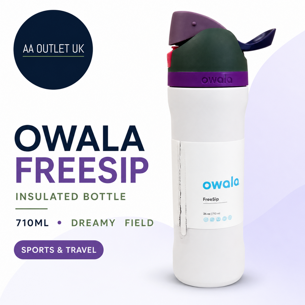 Owala FreeSip Insulated Stainless Steel Water Bottle With Straw 710ml New