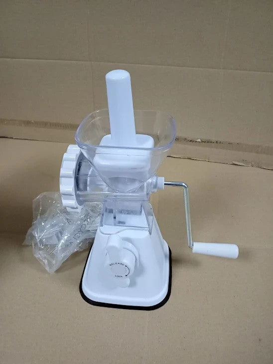 KitchenCraft Plastic Stainless Steel Meat Mincer Suction Clamp 25x17cm New