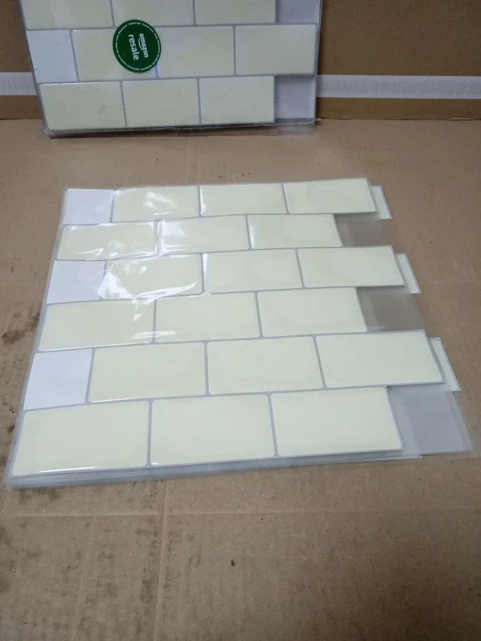 Art3d 12x12in Stick On Tiles 10 Pack Peel Stick Subway Tiles Backsplash New