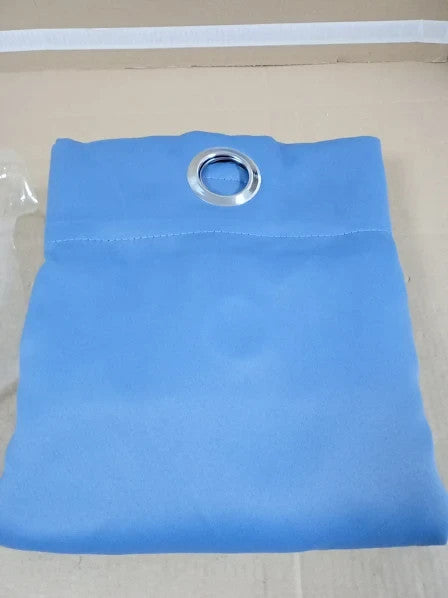 DWCN Blackout Curtains Tiebacks Thermal Insulated Solid Eyelet 46x90in New