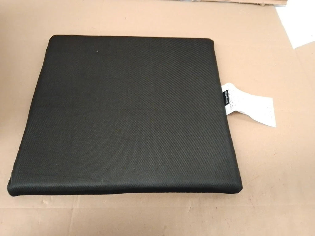 Amazon Basics Square Memory Foam Seat Cushion 37.6x38x3cm Black New