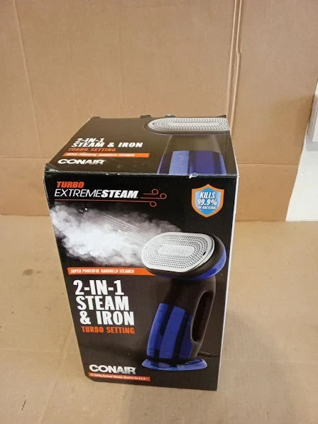 Conair 2in1 Steamer Iron Large 250ml Detachable Water Tank 15.6x15.2x29.7cm