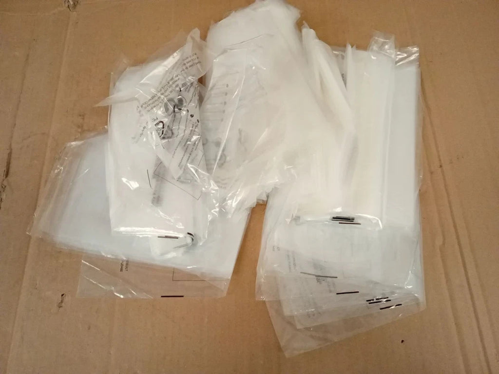 250 Pieces Clear Poly Bags With Suffocation Warning 250 Polybags 9x15in New