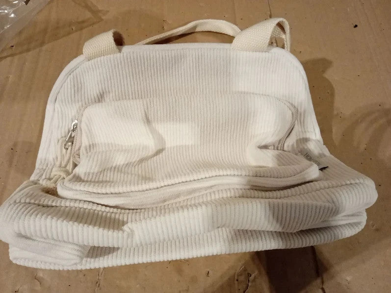 Homespon Insulated Lunch Bag Women Men Adult Cute Corduroy 11.4x6.5x8.3in New