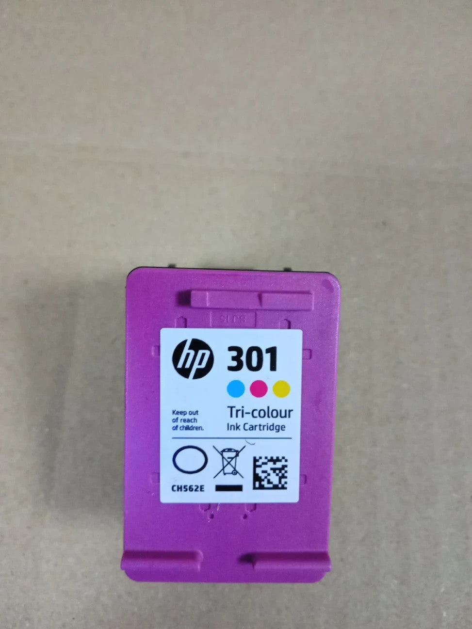 HP N9J72AE 301 Original Ink Cartridges Tri Colour DeskJet 1000 1010 1050 1510