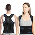 Back Support Brace Posture Corrector Breathable Shoulder Neck Lumbar XXL New