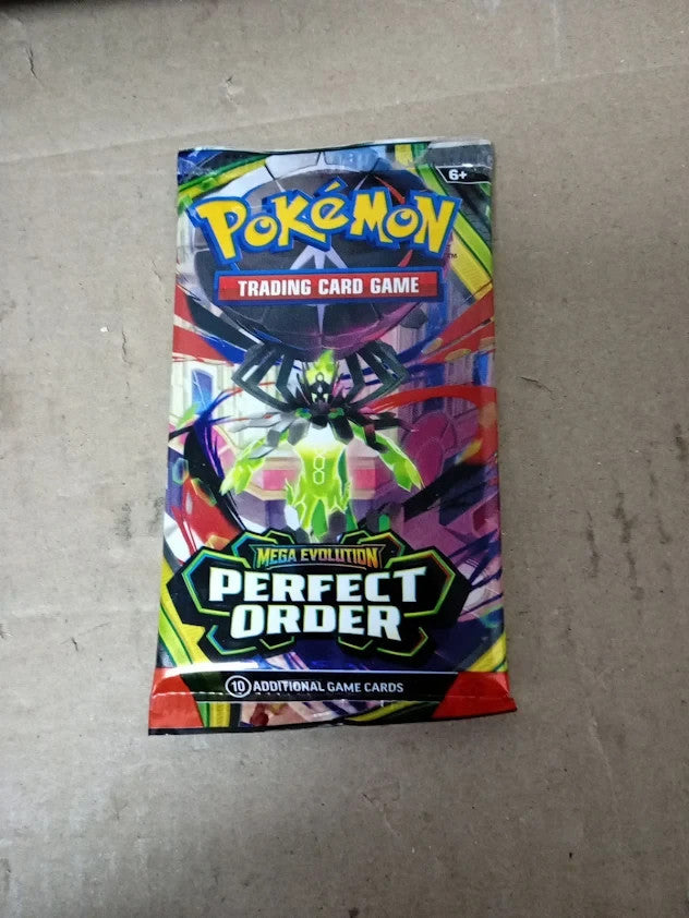 Pokemon TCG Mega Evolution Perfect Order Elite Trainer Box One Art Card 6+