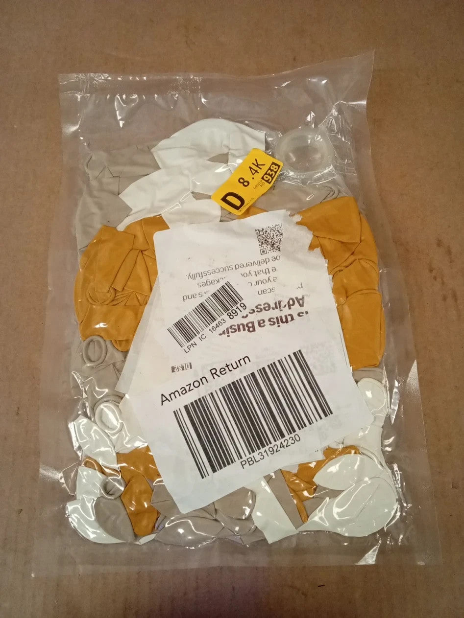 Yellow Balloons Arch Kit 130 Pieces Yellow White Sand Gold Nude Balloons New