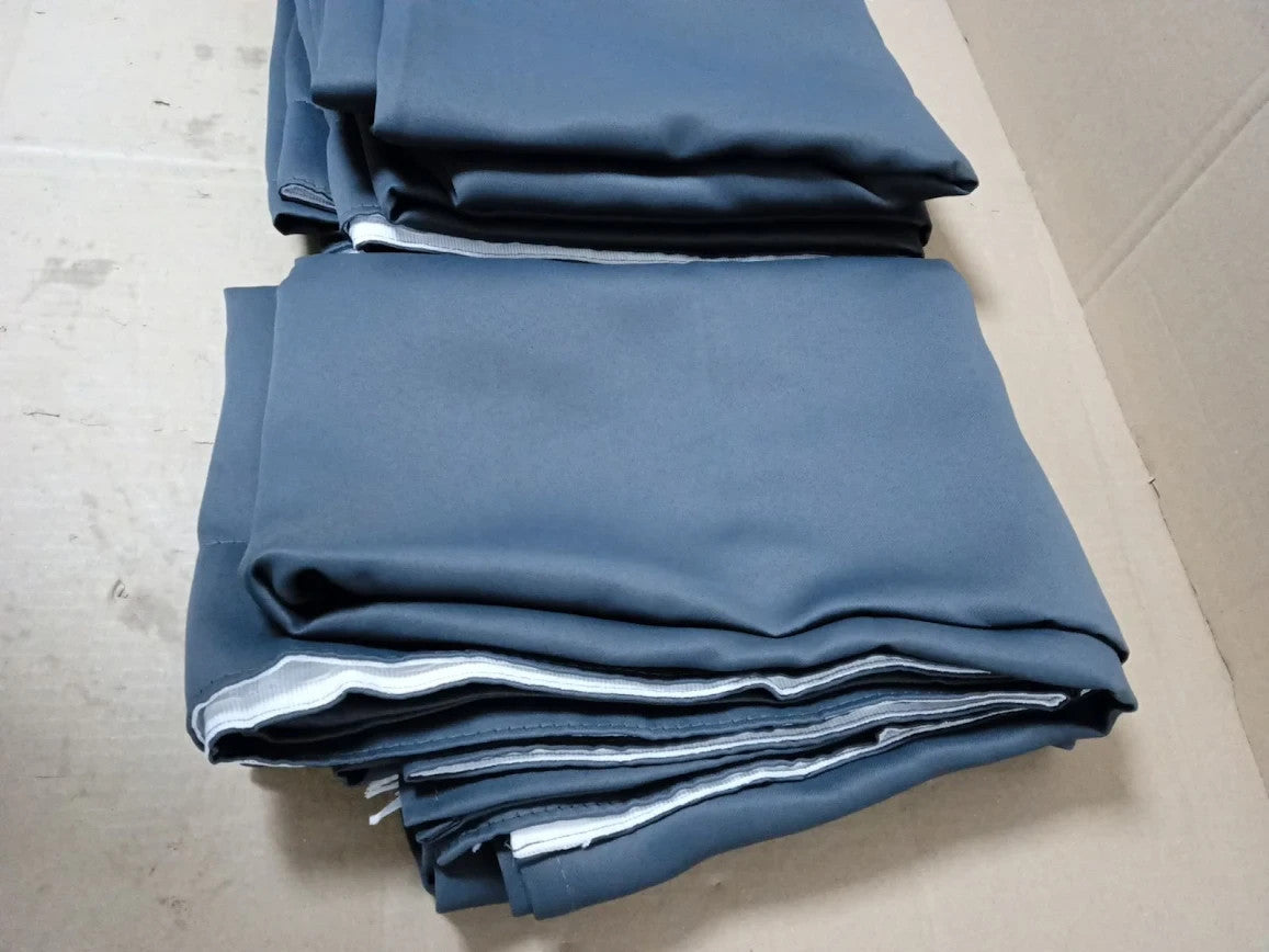 Deconovo Solid Rod Pocket Curtains Insulated Pencil Pleat Blackout 90x72in New