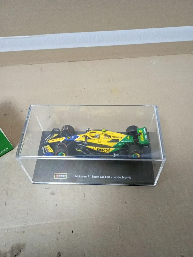 Bburago McLaren Oscar Piastri Monaco GP 2024 Senna 30th Anniversary 14+ New