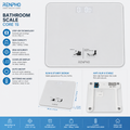 RENPHO Weighing Bathroom Scale Step On Technology 28st LED Display White