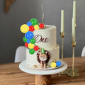 Ribbooo Ball Cake Toppers Insert Decorations Foam Toppers Diy Cake New