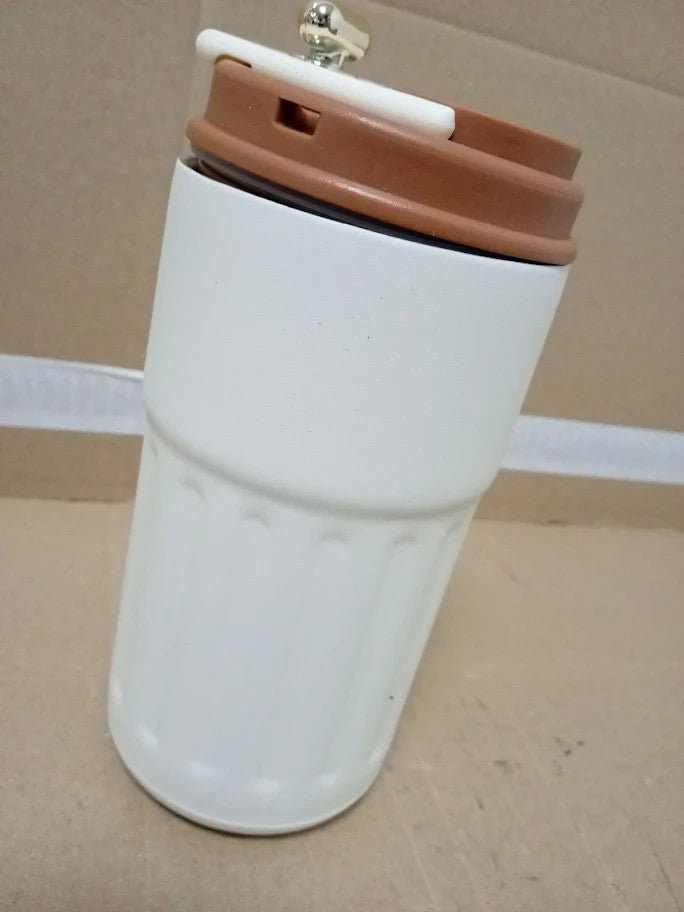 Homealexa Coffee Cup Travel Mugs Vacuum Insulating Stainless Steel LED 410ML