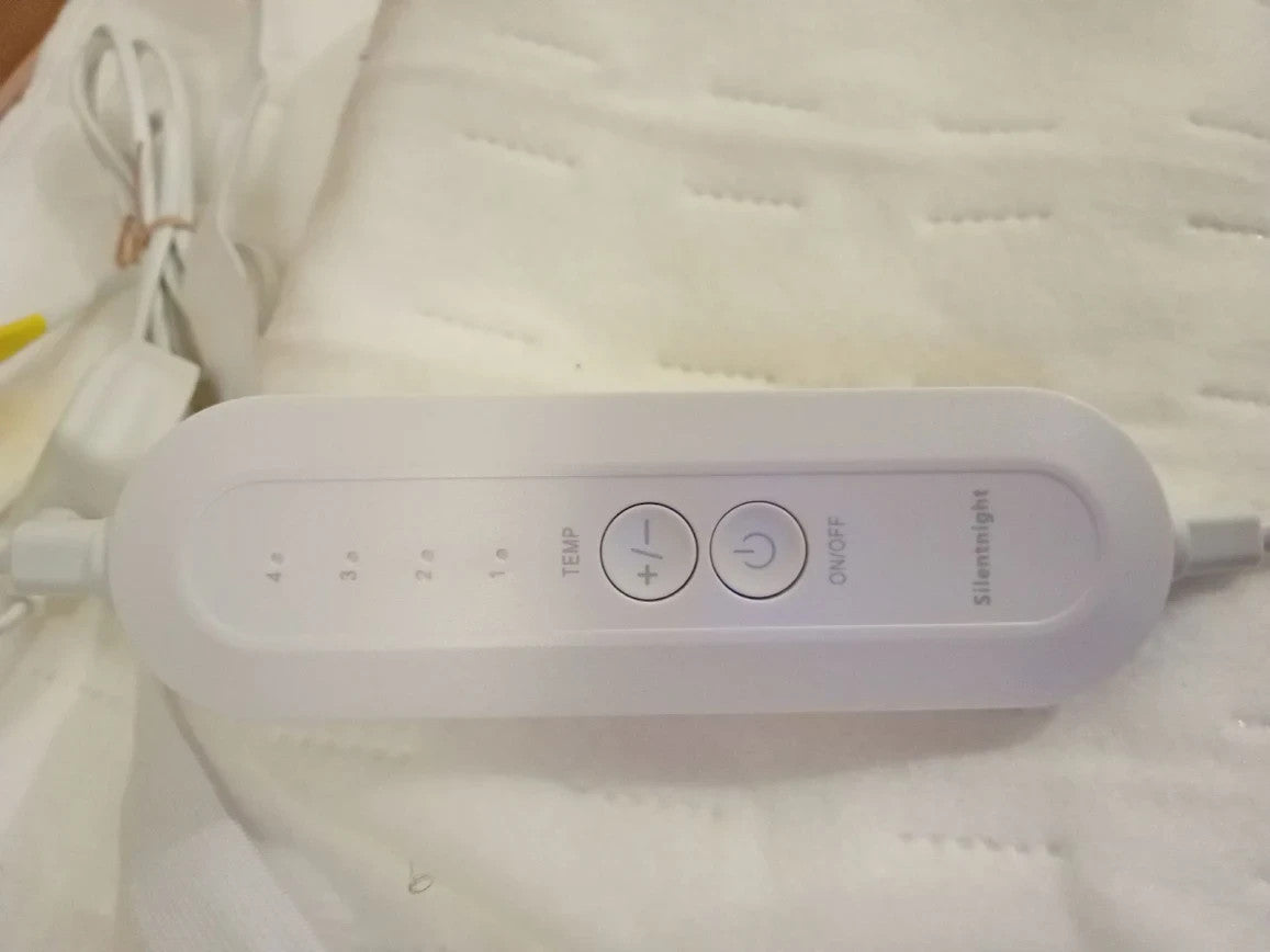 Silentnight Comfort Control Electric Blanket Single Bed Heated 135x72cm
