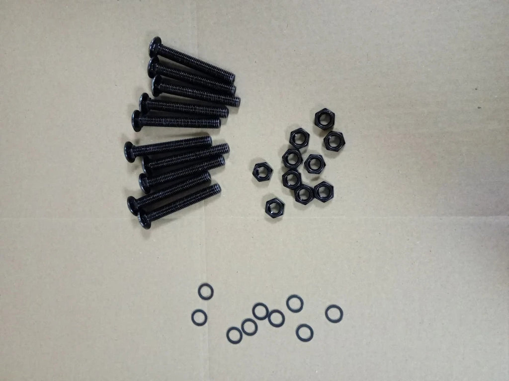 TXXATX M8x60mm Carriage Coach Bolts 10 Pieces Stainless Steel Nuts Washers New