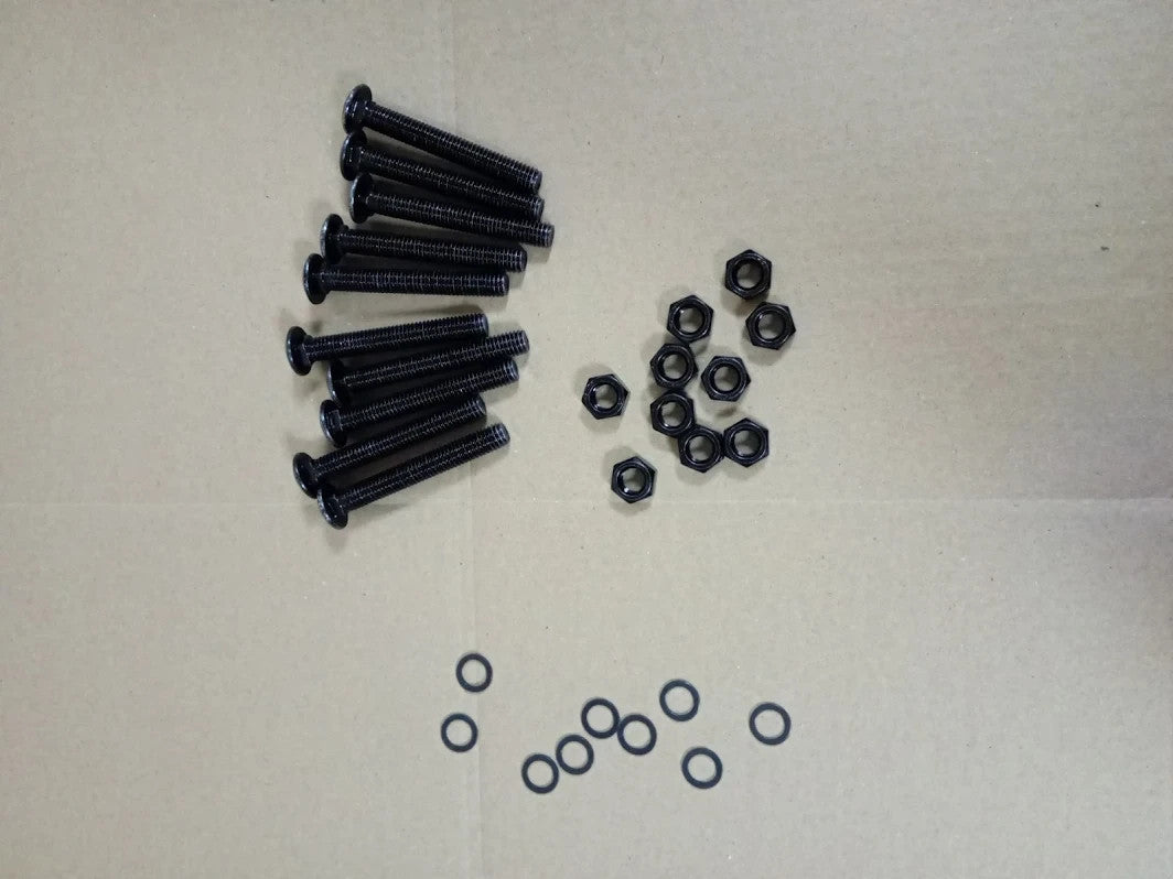 TXXATX M8x60mm Carriage Coach Bolts 10 Pieces Stainless Steel Nuts Washers New