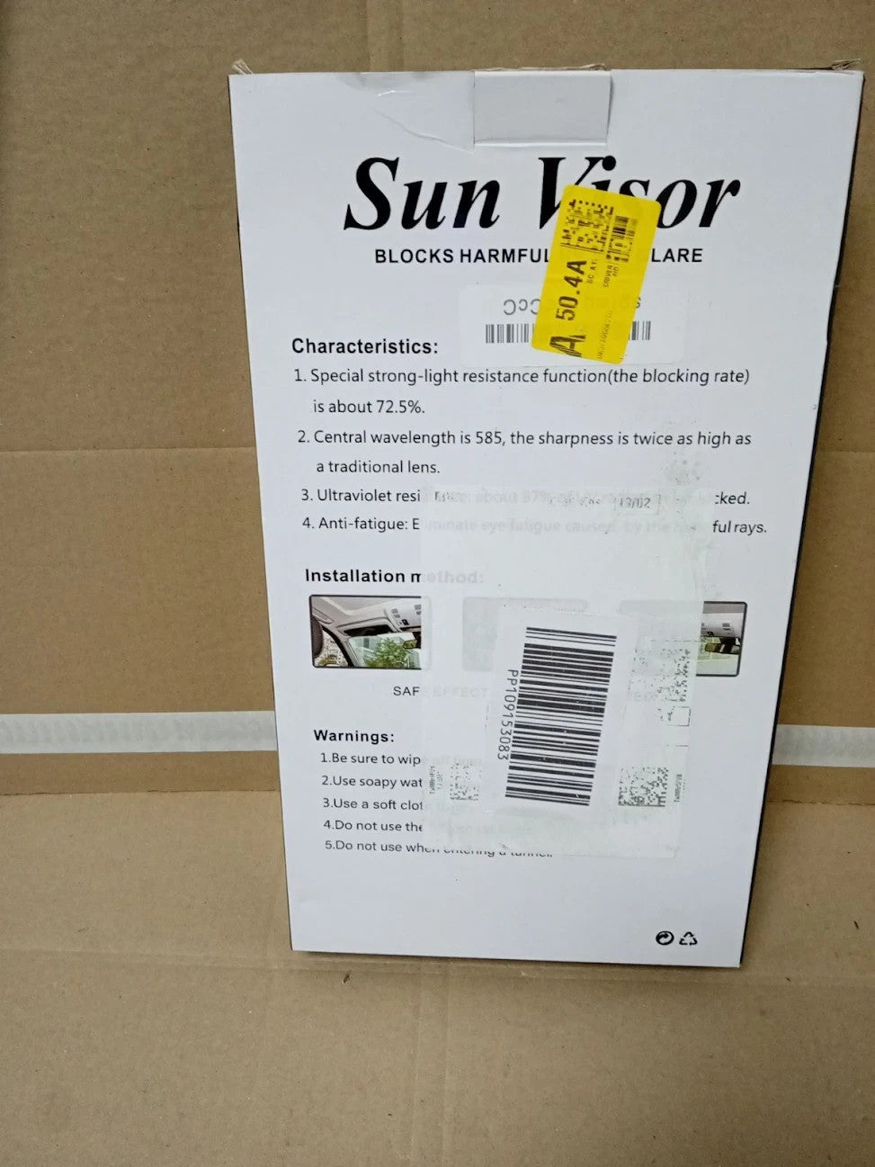 Sun Visor Extension Car Adjustable Day & Night Anti Glare Visor UV Rays New