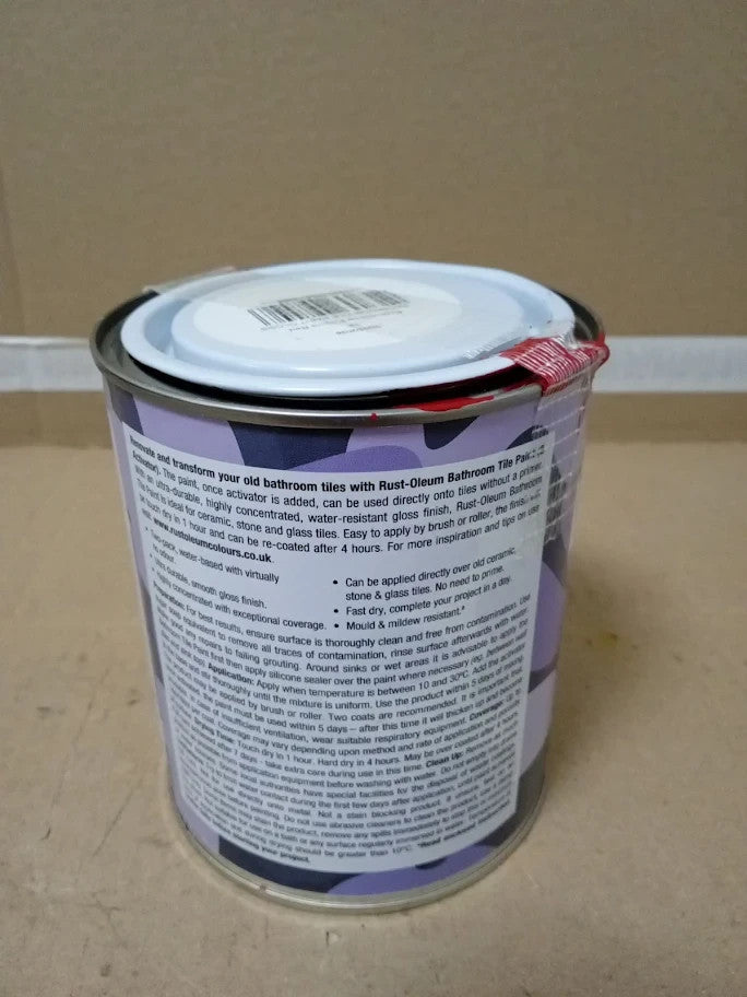 Rust Oleum Red Water Resistant Bathroom Tile Paint Gloss Finish Empire Red