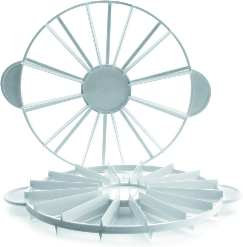 Ibili 732700 Marcador De Tartas En Porciones 10-12 Porciones Plain White New