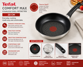 Tefal Comfort Max Stainless Steel Frying Pan 20cm Thermo Spot G7260244