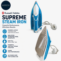 Russell Hobbs Supreme Iron Powerful Vertical Steam Function Non Stick 23061