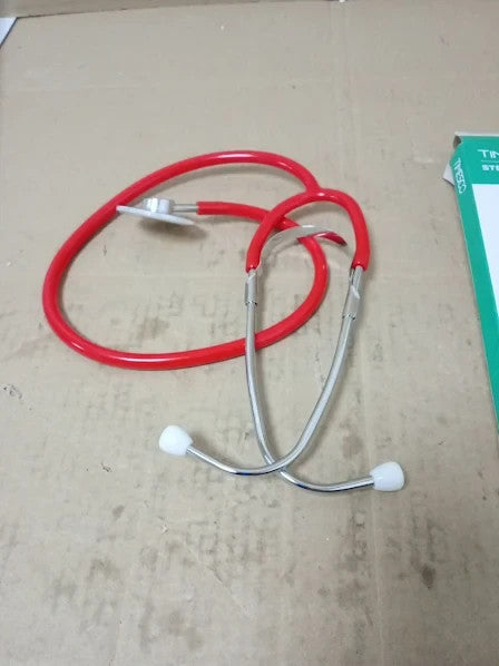 Timesco TD1 13 105 Timesco TD113105 Ruby Single Head Stethoscope Red New