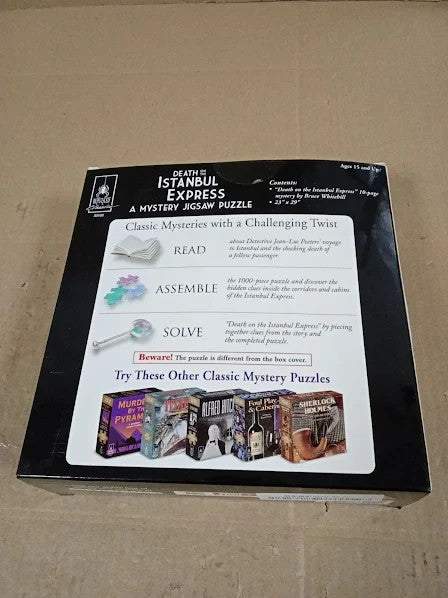University Games 33122 Death The Istanbul Express 1000pcs Murder 14+ New