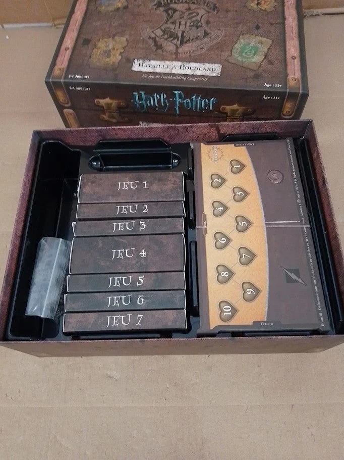 Asmodee USAopoly Harry Potter Hogwarts Battle Cooperative Deckbuilding 11+ New