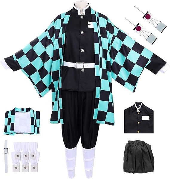 Suffolly Cosplay Kimono Anime Cosplay Costume Outfit Uniform Role Medium New
