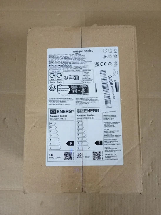 Amazon Basics LED E27 Edison Screw Bulb 10W Equivalent 75W Cool White New