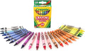 Crayola 12 Assorted Multicoloured Colouring Pack 24 Crayons 2.9x7.2x10.8cm New