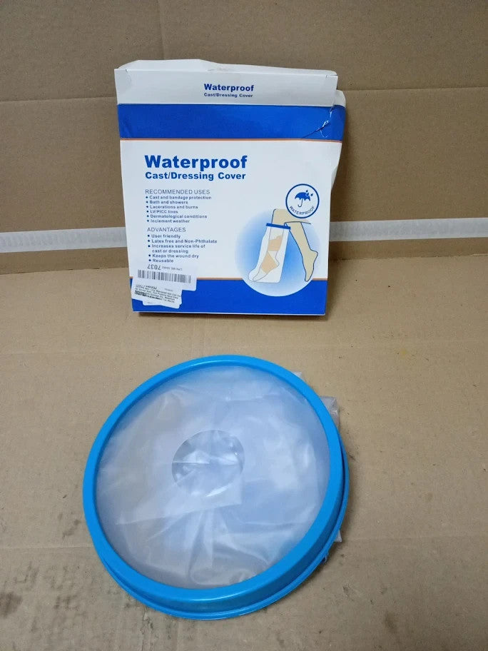 Destric NonSlip Waterproof Foot Cast Cover Shower Bath Water Tight  Reusable New