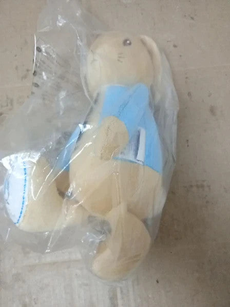 Beatrix Potter My First Peter Rabbit Beige Blue Soft Lovable 12.8x4.1x5.7cm New