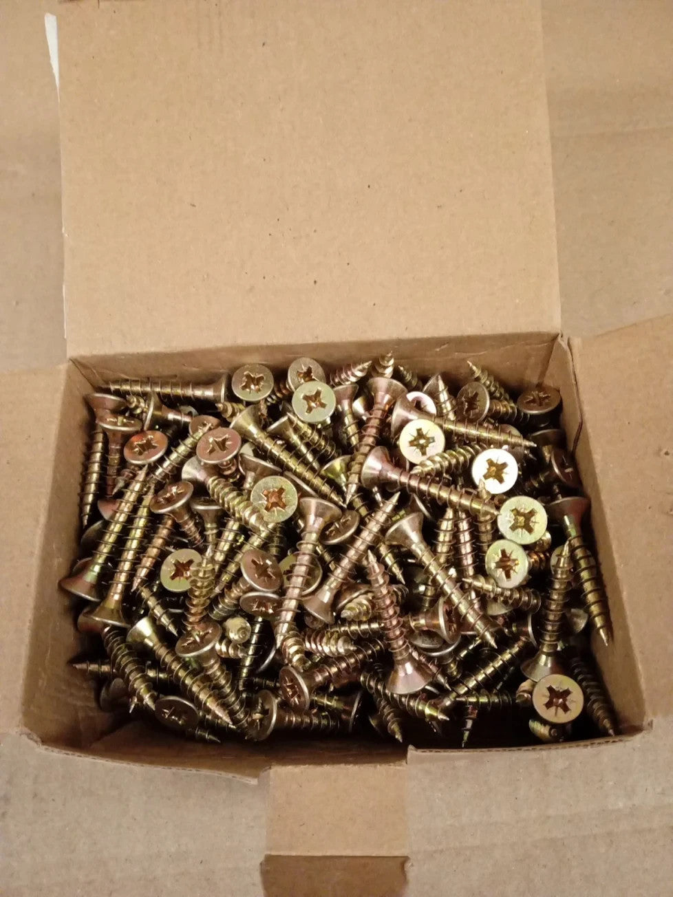 ForgeFix Multi Purpose Single Thread Screws 5.0x30mm Zinc Yellow Passivate New