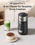Dreo Electric Milk Frother 8 In 1 Silent Steamer Hot Chocolate Maker New