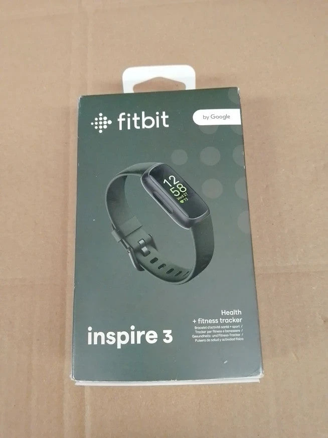 Fitbit Inspire 3 Activity Tracker Premium 10 Day Battery Black Heavy Duty Design