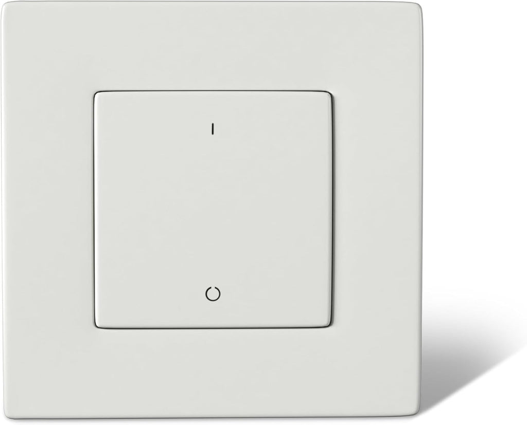 Amazon Basics Smart Switch 1 Way Alexa Compatible No Hub 8x8x3.6cm White New
