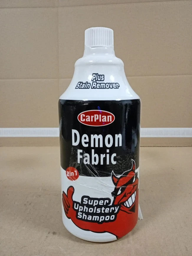 CarPlan Demon Fabric 2 in 1 Super Upholstery Shampoo Plus Stain Remover 500ml