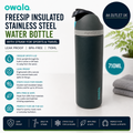 Owala FreeSip Insulated Stainless Steel Water Bottle Straw Sports Travel 710ml