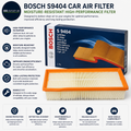 Bosch S9404 Car Air Filter Moisture Resistant High Performance Durable Design