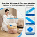 DrySmart Vacuum Storage Bags 80x110cm Jumbo Compression Zip Seal Space Saver