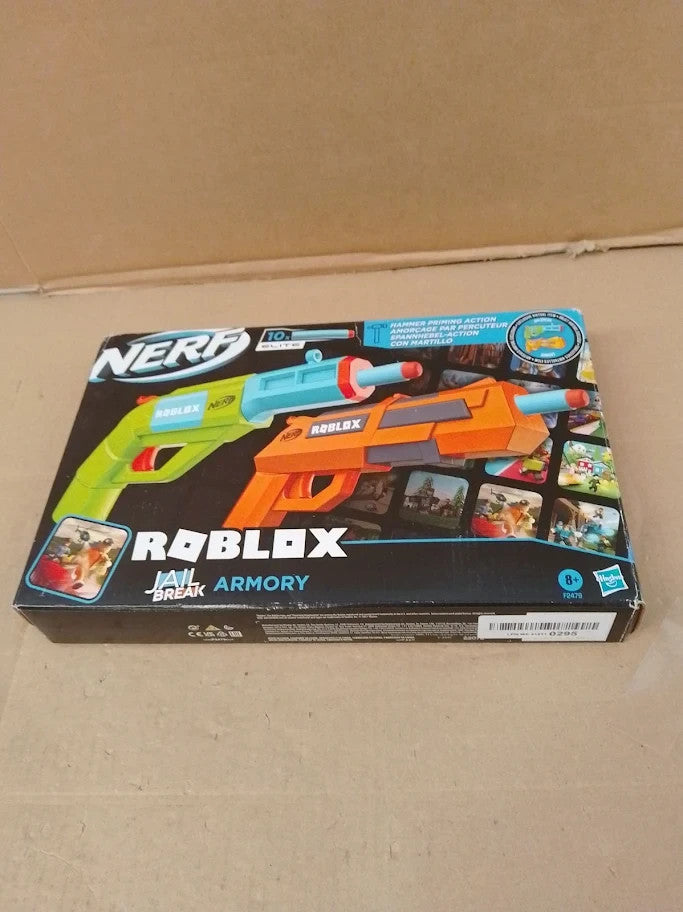 Nerf F2479EU4 Roblox Jailbreak Armoury Includes 2 Action Blasters Darts 8+ New