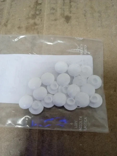Cyclingcolors 20x Screw Cover Cap M6 White Plastic Hexagon Allen Head Hole New
