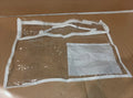 Kngngk 10pcs Toy Organizing Storage Bags 40x30x10cm Clear PVC Reusable