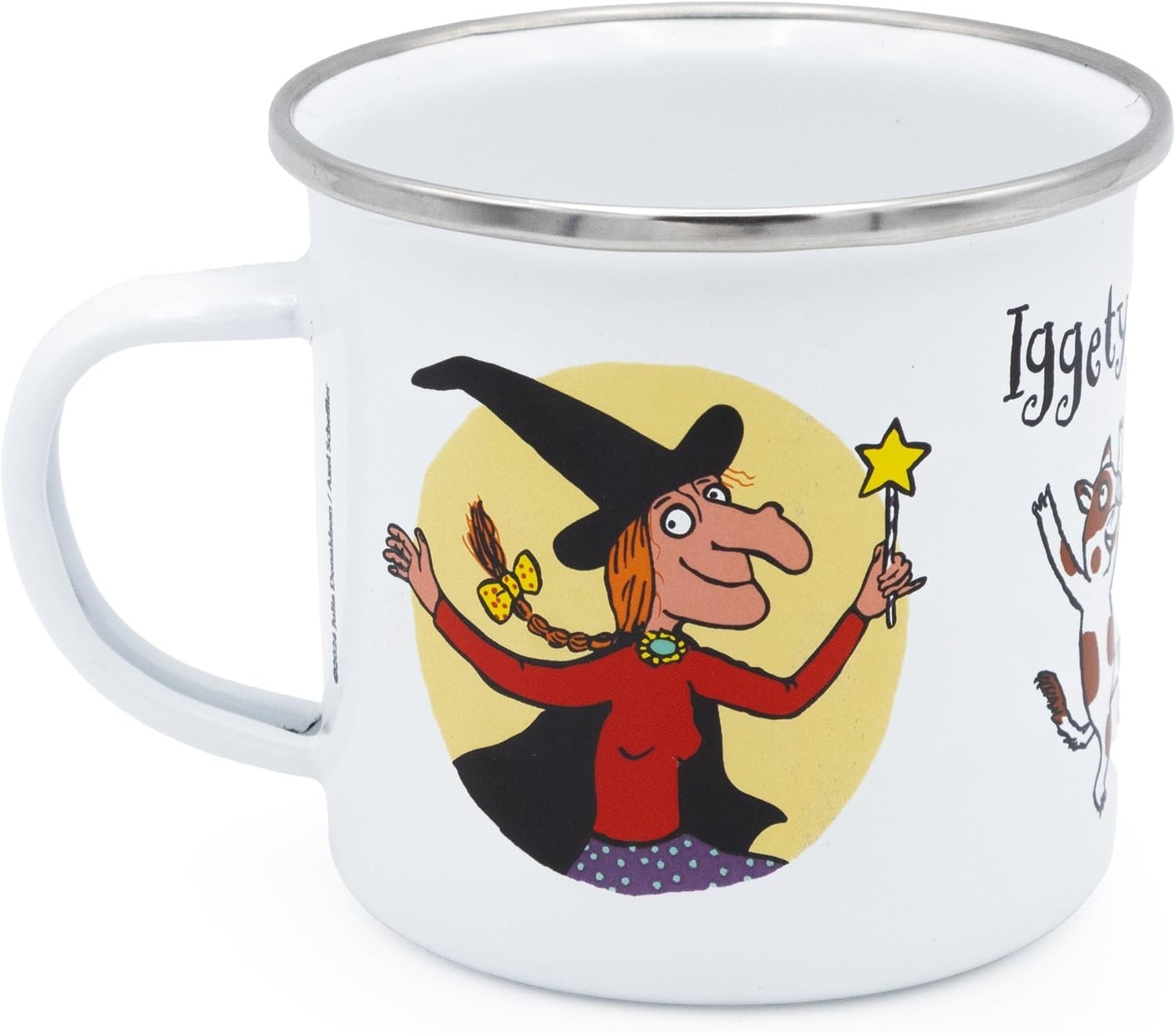 Robert Frederick Room Broom Enamel Mug Magical Character Design 320ml New