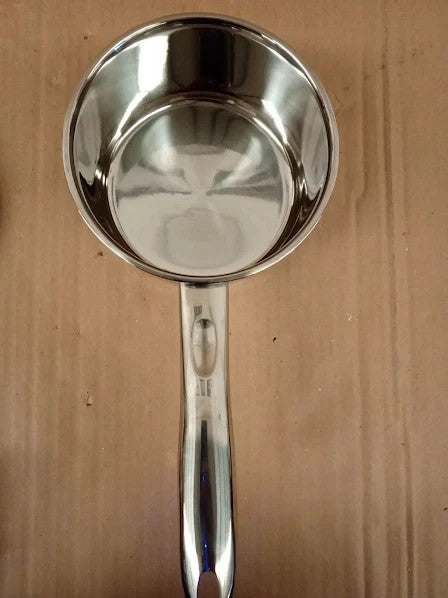 Homikit Saucepan Stainless Steel Tri Ply Base Milk Pan Glass Lid 14x14x10cm