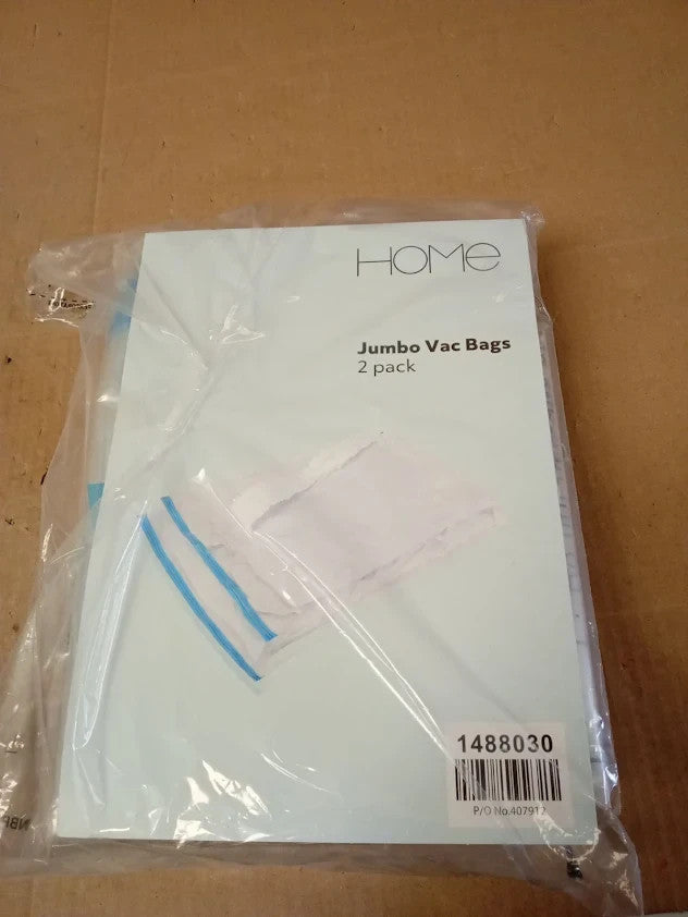 Home Jumbo Vac Bags 2pack New